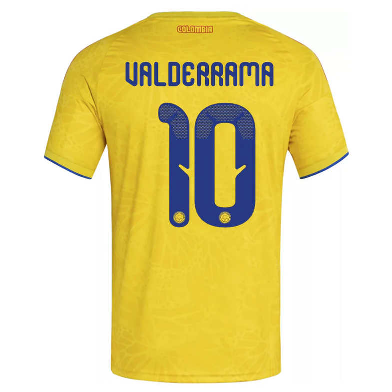 Colombia Hemma VM 2026 Herr – Carlos Valderrama #10 matchtröja