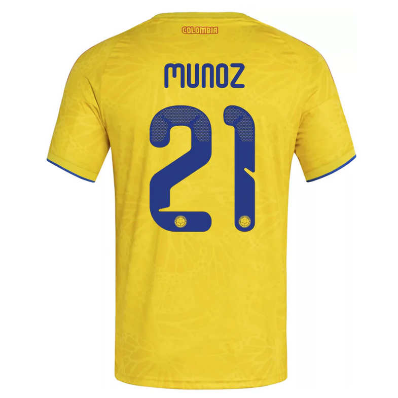 Colombia Hemma VM 2026 Herr – Daniel Muñoz #21 matchtröja