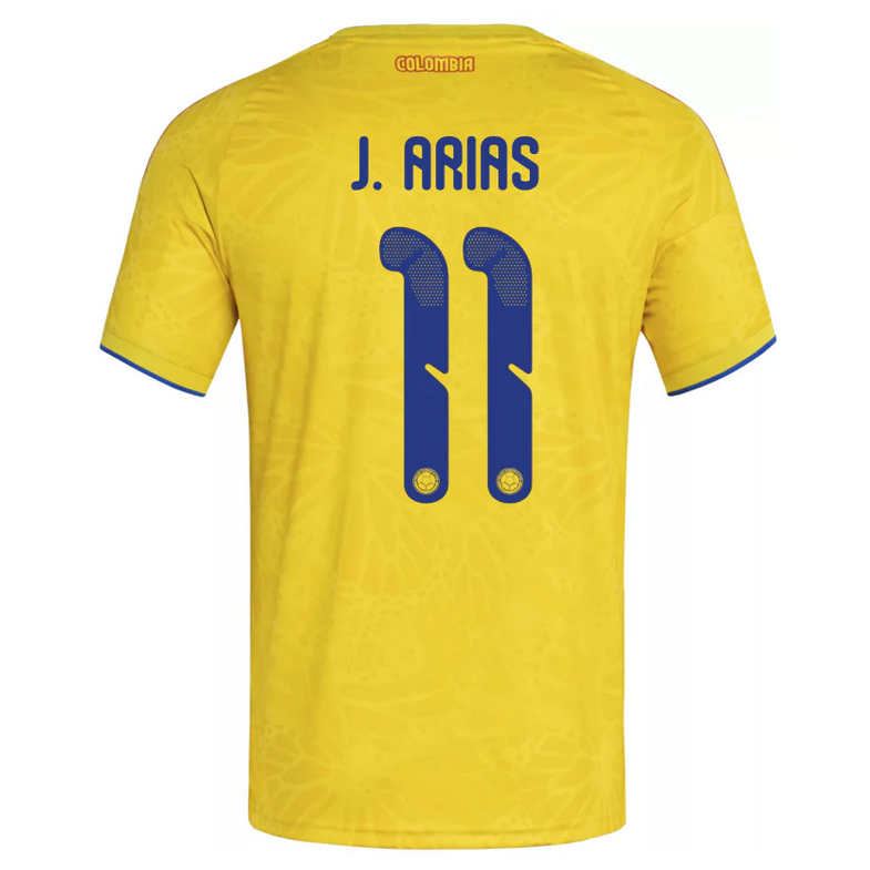 Colombia Hemma VM 2026 Herr – Jhon Arias #11 matchtröja