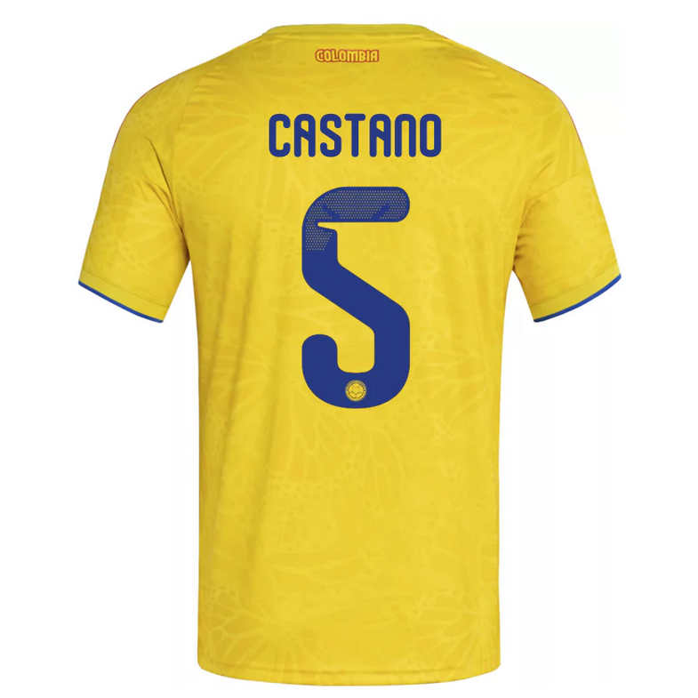 Colombia Hemma VM 2026 Herr – Kevin Castaño #5 matchtröja