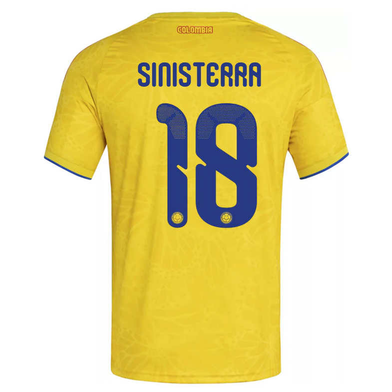 Colombia Hemma VM 2026 Herr – Luis Sinisterra #18 matchtröja