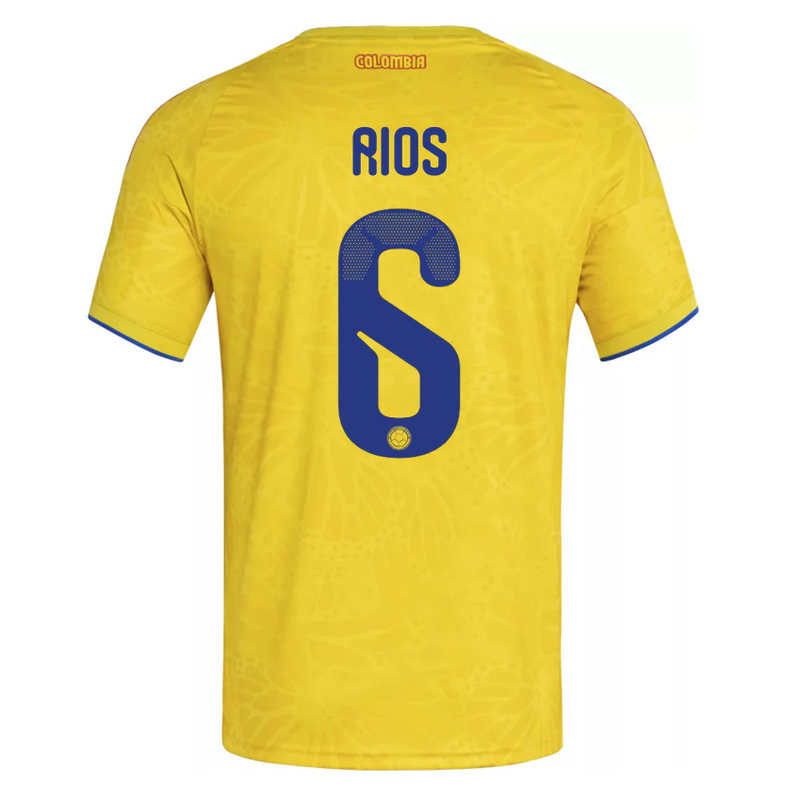 Colombia Hemma VM 2026 Herr – Richard Ríos #6 matchtröja