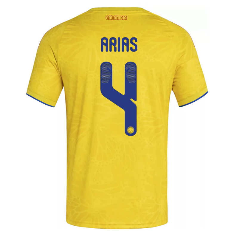 Colombia Hemma VM 2026 Herr – Santiago Arias #4 matchtröja