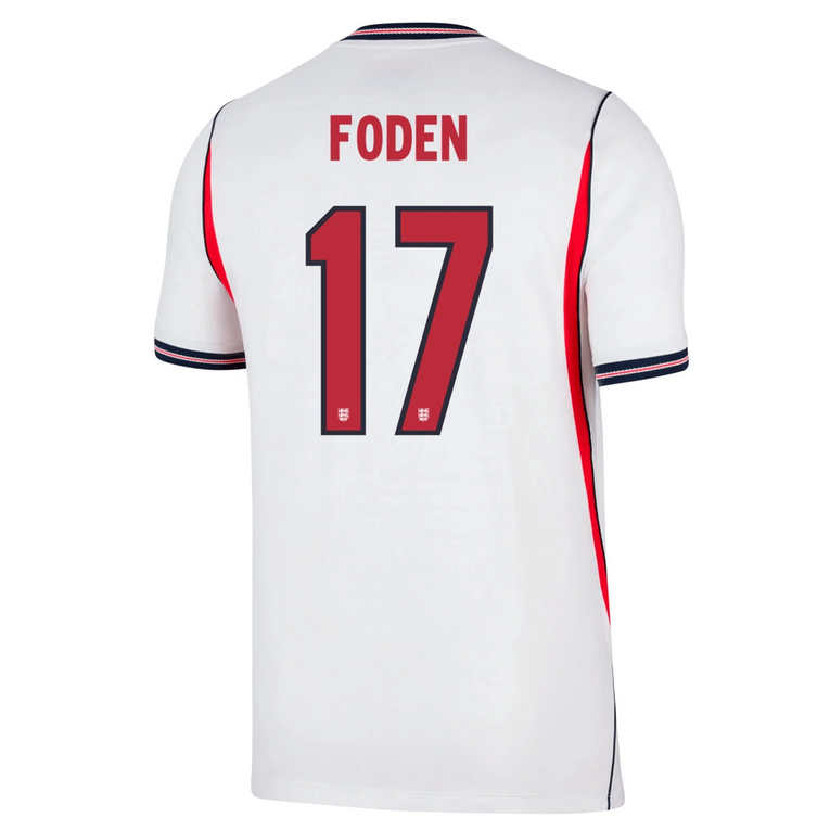 England Hemma VM 2026 Herr – Phil Foden #17 matchtröja