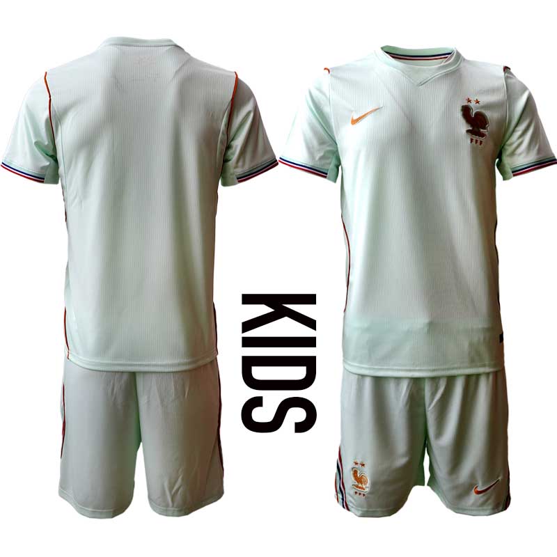 Frankrike Bortatröja VM 2026 Barn – Fotbollsset Tröja & Shorts