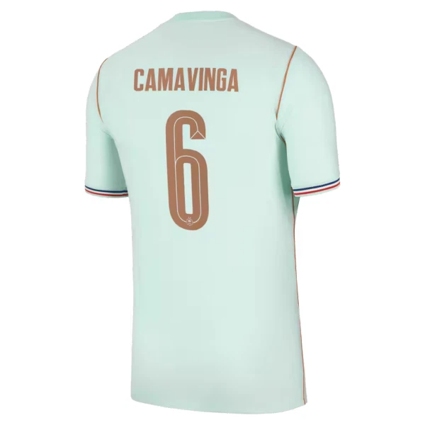 Frankrike Bortatröja VM 2026 Herr – Eduardo Camavinga #6 tröja