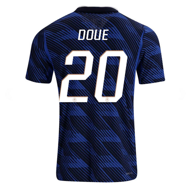 Frankrike Hemma VM 2026 Herr – Désiré Doué #20 matchtröja
