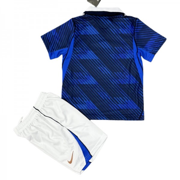 Fotbollströja Frankrike Hemma VM 2026 Barn Kit