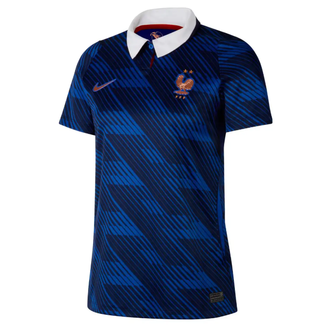 Fotbollströja Frankrike Hemma VM 2026 Dam Kortärmad