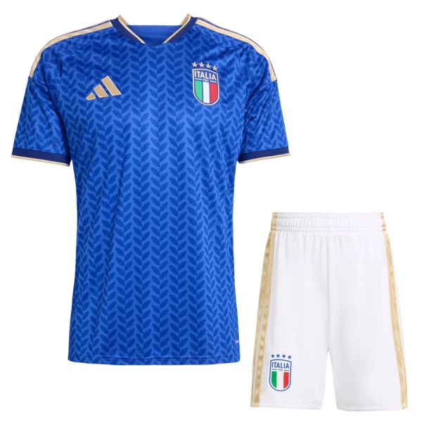 Italien Hemma VM 2026 Barn Kortärmad matchtröja + Shorts