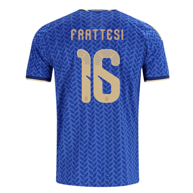 Italien Hemma VM 2026 Herr – Davide Frattesi #16 matchtröja