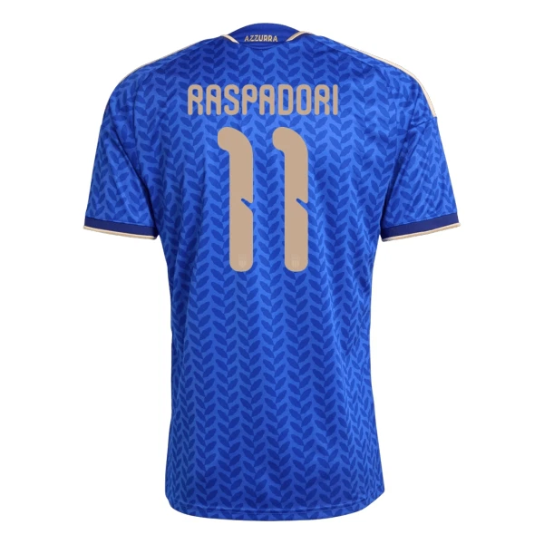Italien Hemma VM 2026 Herr – Giacomo Raspadori #11 Blå matchtröja