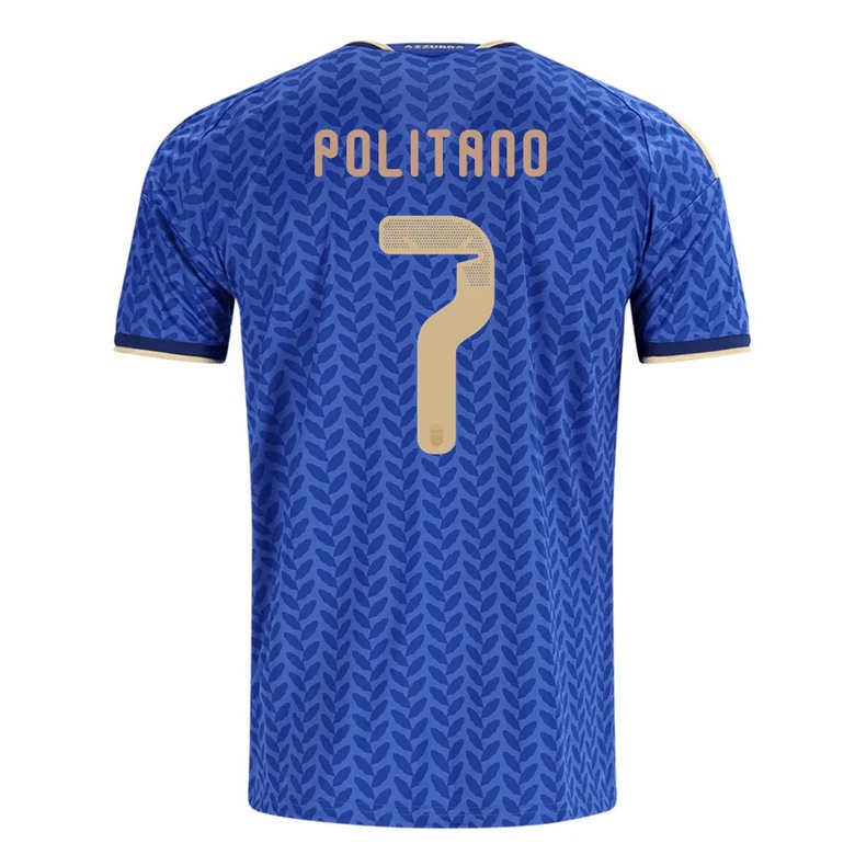 Italien Hemma VM 2026 Herr – Matteo Politano #7 matchtröja