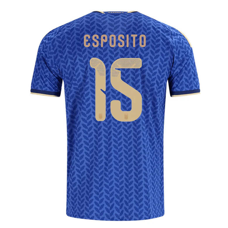 Italien Hemma VM 2026 Herr – Pio Esposito #15 matchtröja