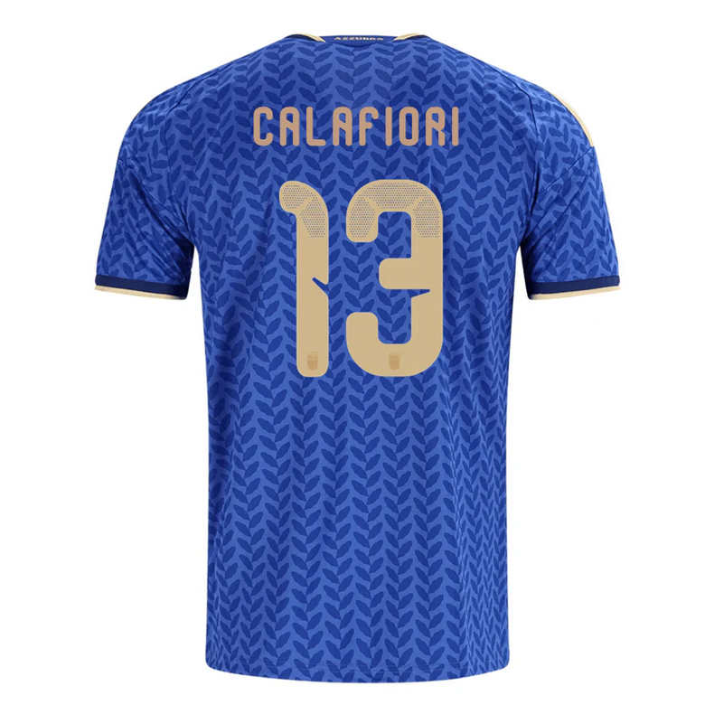 Italien Hemma VM 2026 Herr – Riccardo Calafiori #13 matchtröja