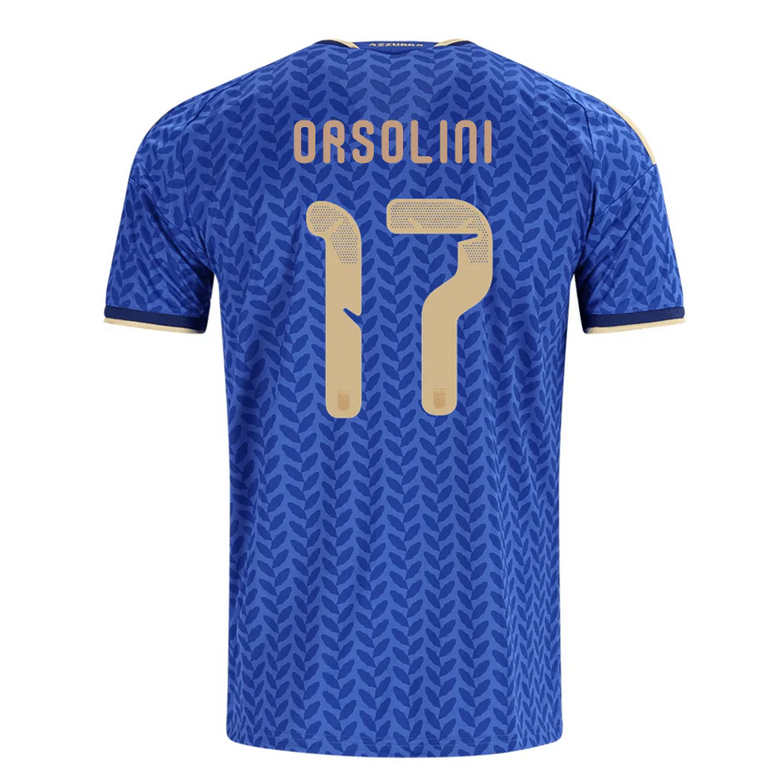Italien Hemma VM 2026 Herr – Riccardo Orsolini #17 matchtröja
