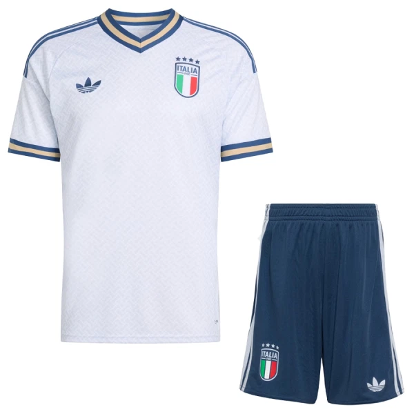 Italien Bortaställ VM 2026 Barn Kortärmad Matchtröja + Shorts