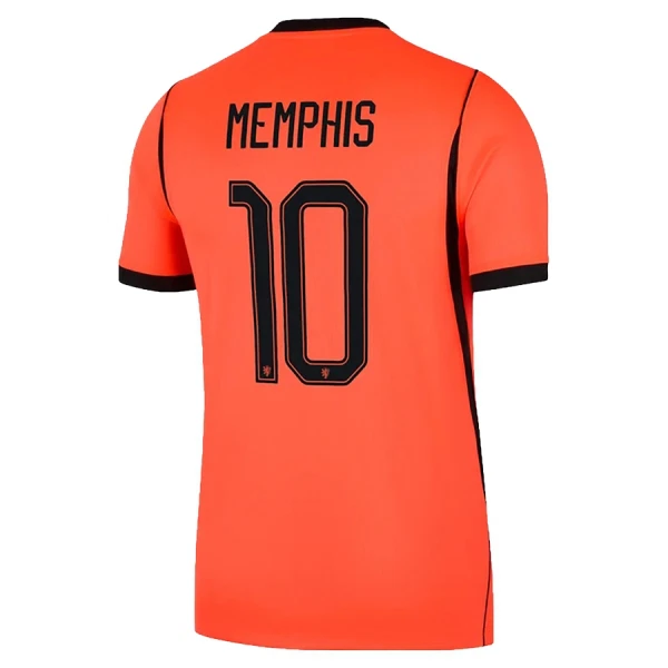 Nederländerna Landslagströja VM 2026 Herr Hemmatröja Memphis Depay 10