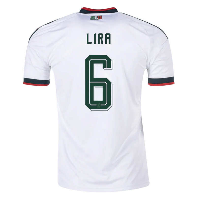 Mexiko Borta VM 2026 Herr – Erik Lira #6 matchtröja