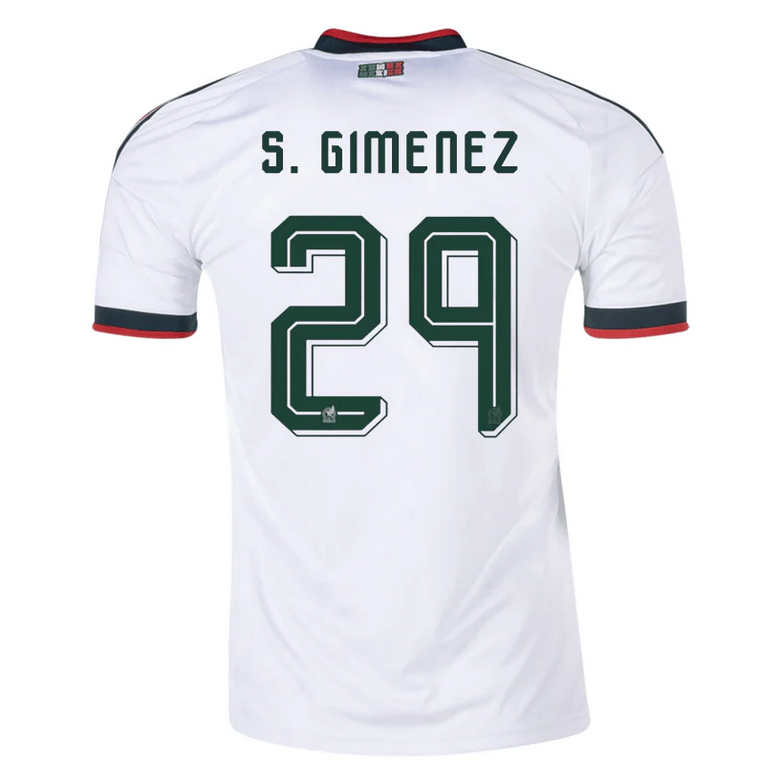 Mexiko Borta VM 2026 Herr – Santiago Giménez #29 matchtröja
