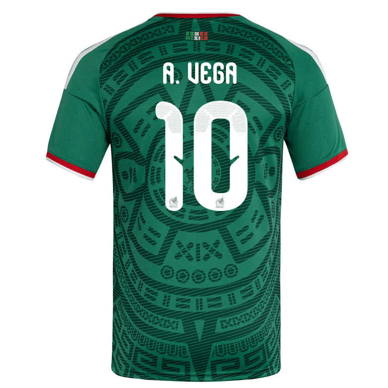 Mexiko Hemma VM 2026 Herr – Alexis Vega #10 matchtröja