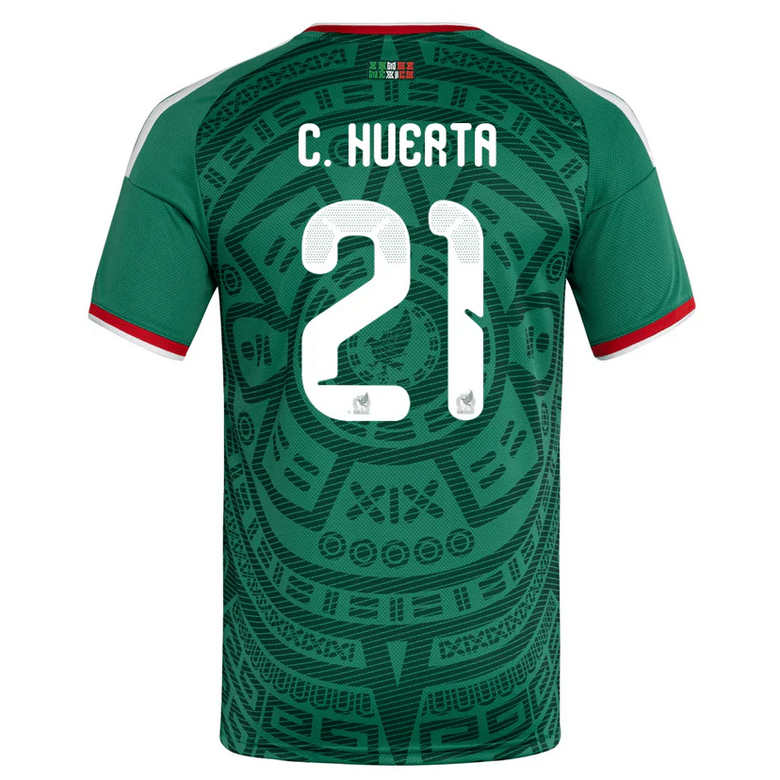 Mexiko Hemma VM 2026 Herr – César Huerta #21 matchtröja