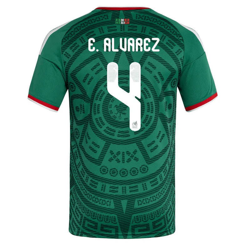 Mexiko Hemma VM 2026 Herr – Edson Álvarez #4 matchtröja