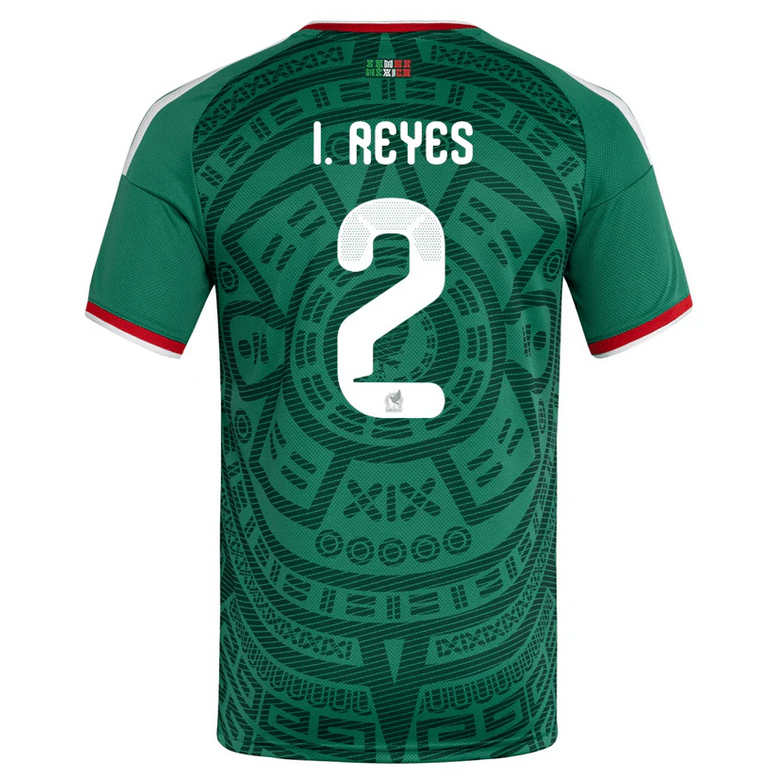 Mexiko Hemma VM 2026 Herr – Israel Reyes #2 matchtröja