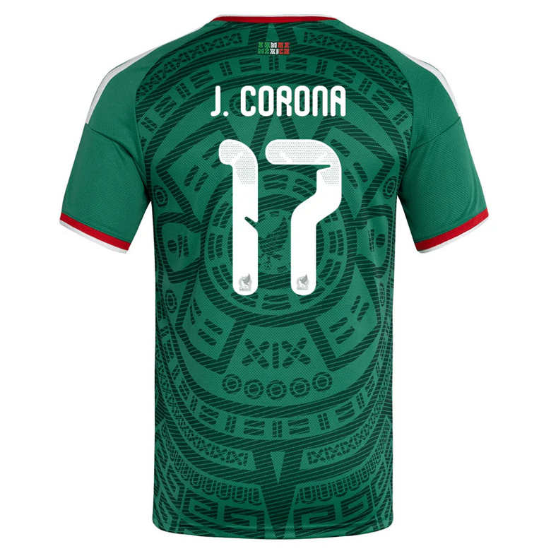 Mexiko Hemma VM 2026 Herr – Jesús Manuel Corona #17 matchtröja