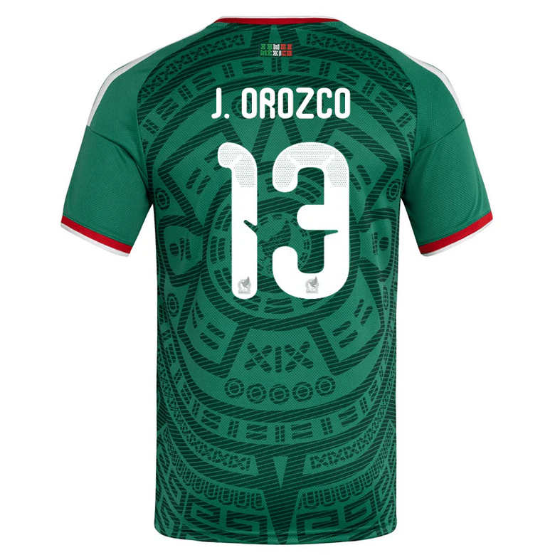 Mexiko Hemma VM 2026 Herr – Jesús Orozco #13 matchtröja