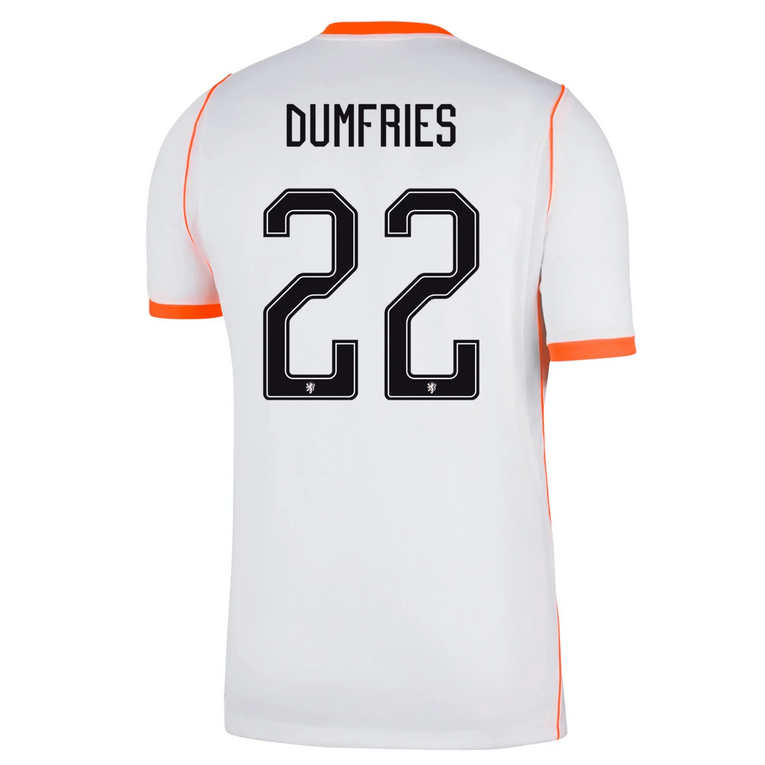 Nederländerna Borta VM 2026 Herr – Denzel Dumfries #22 matchtröja