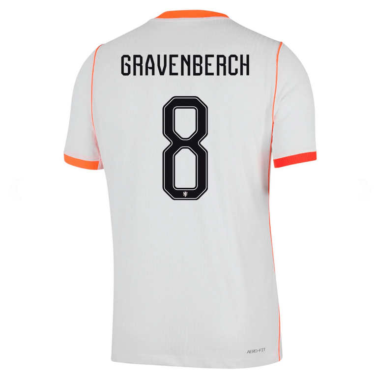 Nederländerna Borta VM 2026 Herr – Ryan Gravenberch #8 matchtröja