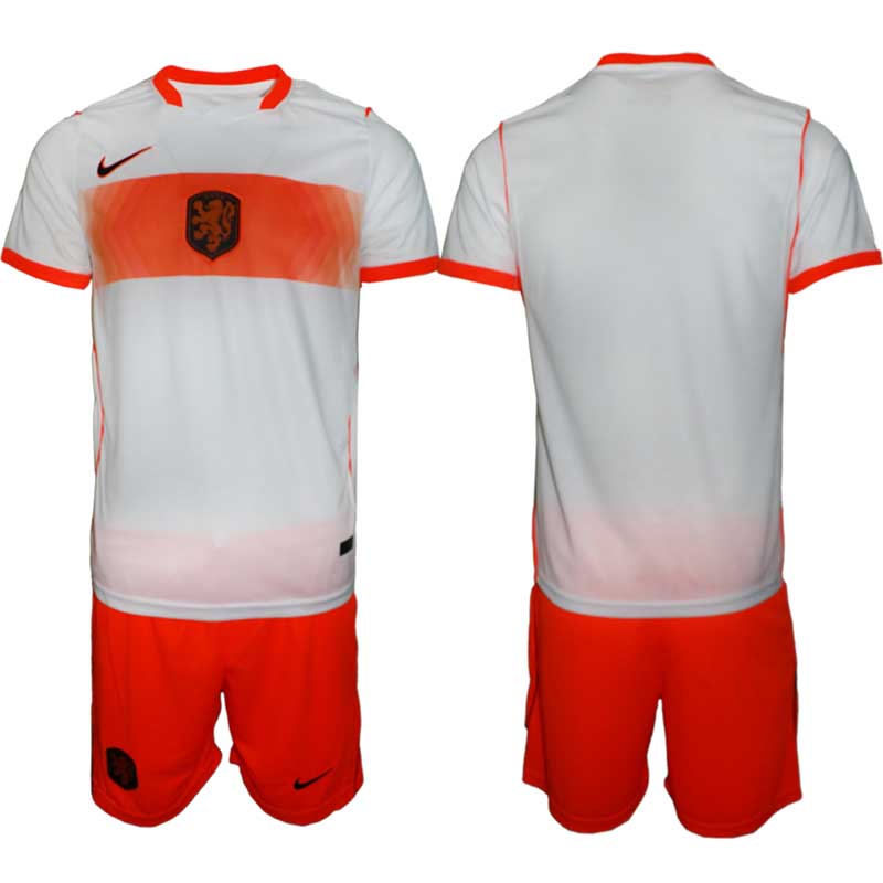Nederländerna VM 2026 Borta Herr – matchtröja och Shorts Set