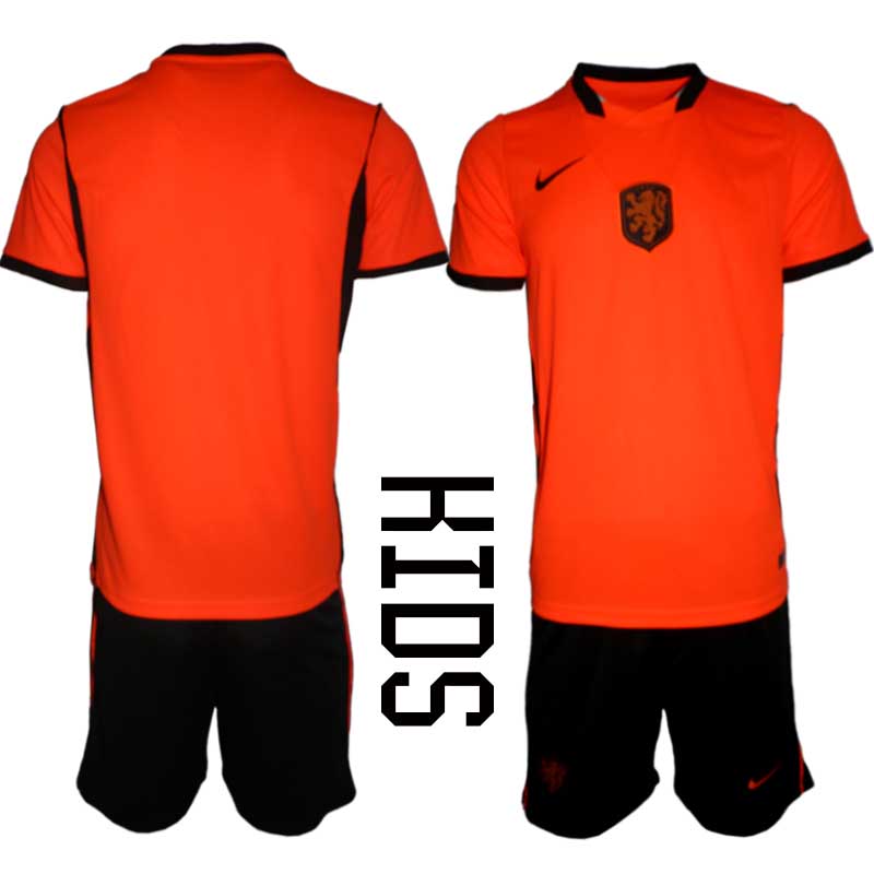 Nederländerna VM 2026 Hemma Barn – matchtröja och Shorts Set