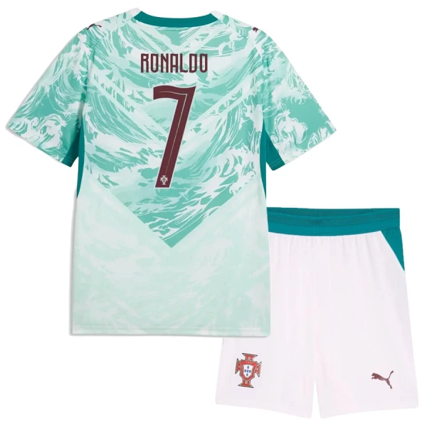 Portugal Bortatröja VM 2026 Barn – Cristiano Ronaldo #7 matchtröja