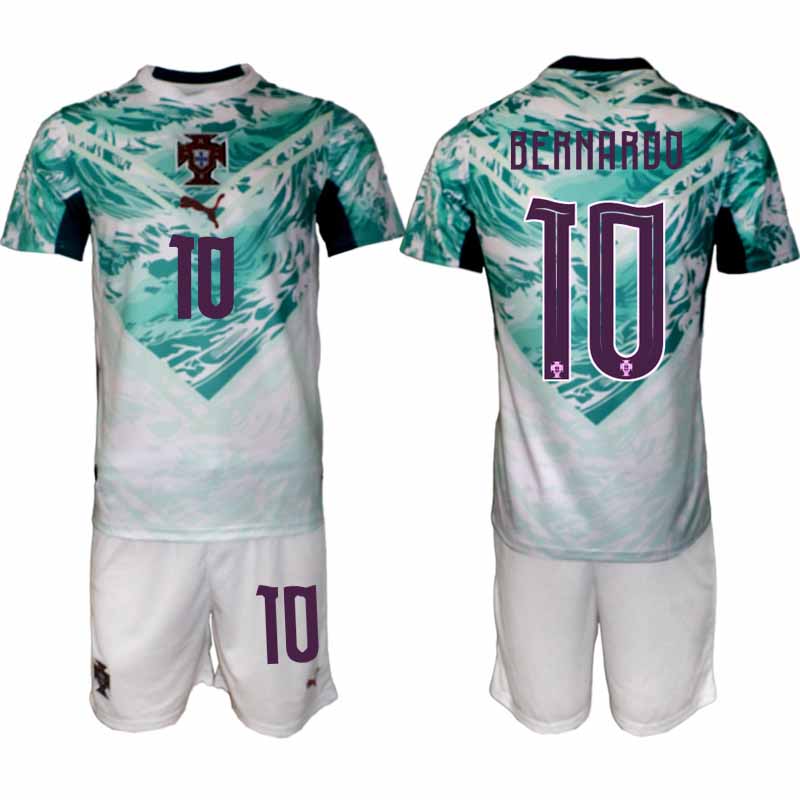 Portugal Bortatröja VM 2026 Herr – Bernardo Silva #10 Fotbollsset