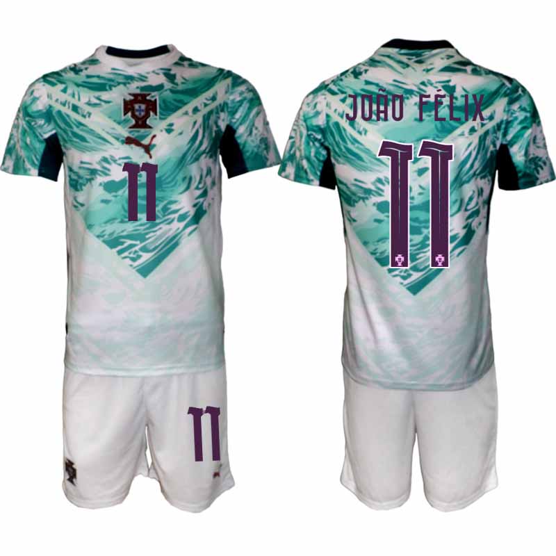 Portugal Bortatröja VM 2026 Herr – João Félix #11 Fotbollsset