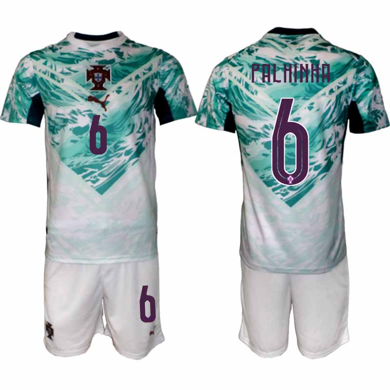 Portugal Bortatröja VM 2026 Herr – João Palhinha #6 Fotbollsset