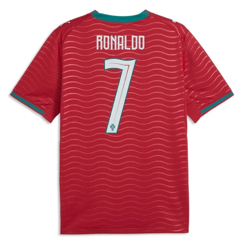 Portugal Hemma VM 2026 Herr Cristiano Ronaldo #7 Kortärmad matchtröja