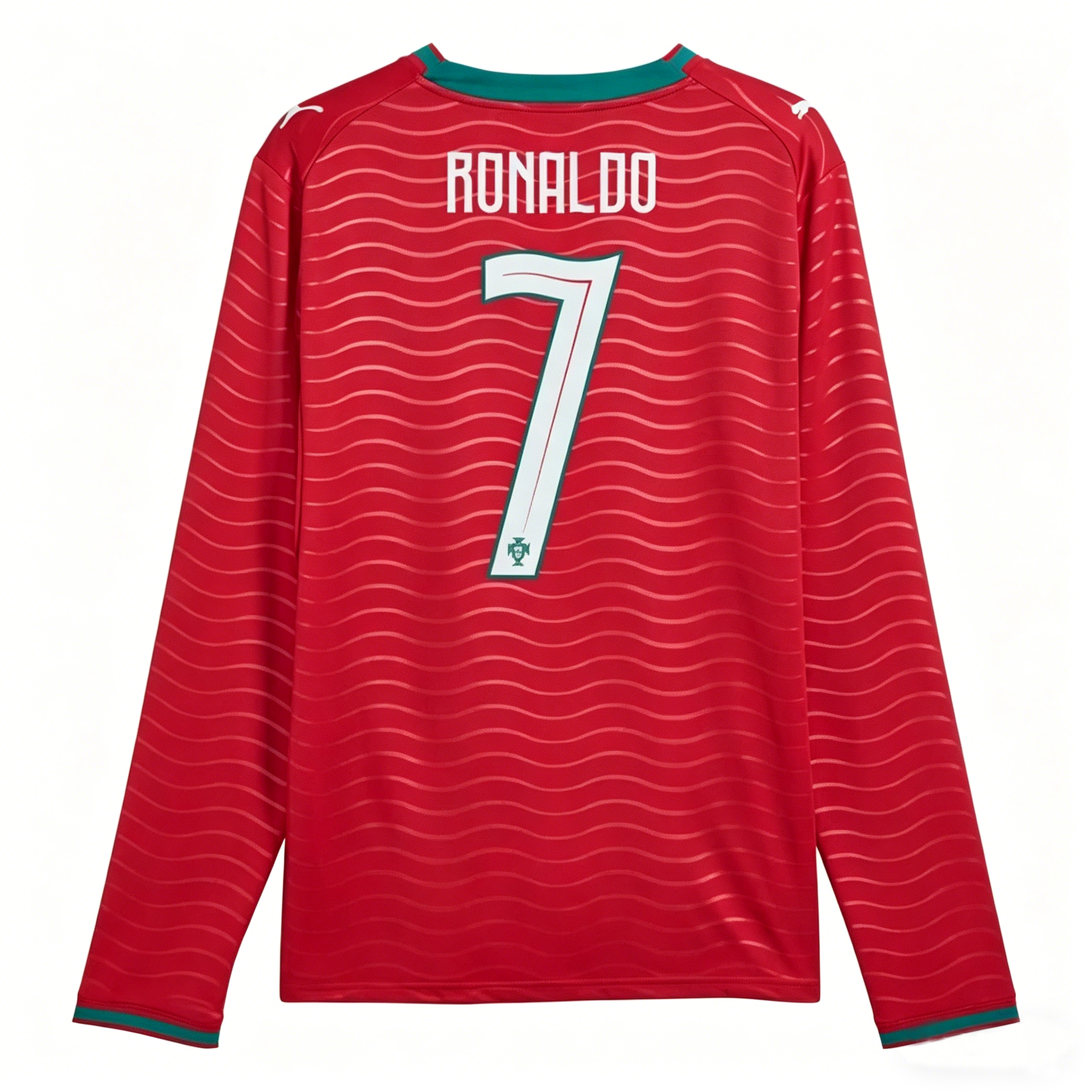 Portugal VM 2026 Hemma Herr Cristiano Ronaldo #7 Långärmad matchtröja