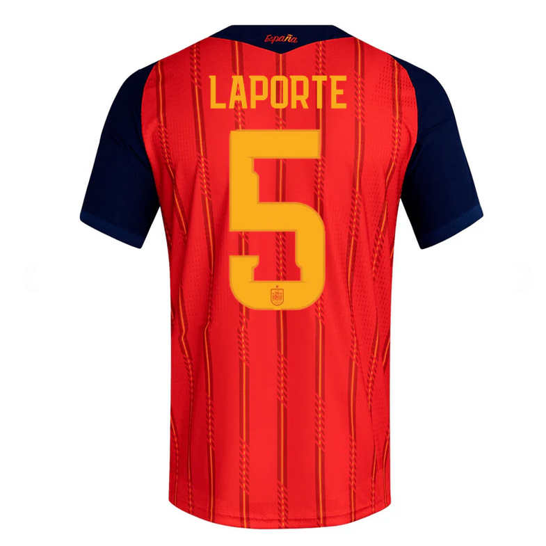 Spanien Hemma VM 2026 Herr – Aymeric Laporte #5 matchtröja