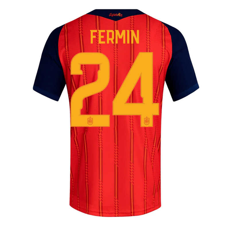 Spanien Hemma VM 2026 Herr – Fermín López #24 matchtröja