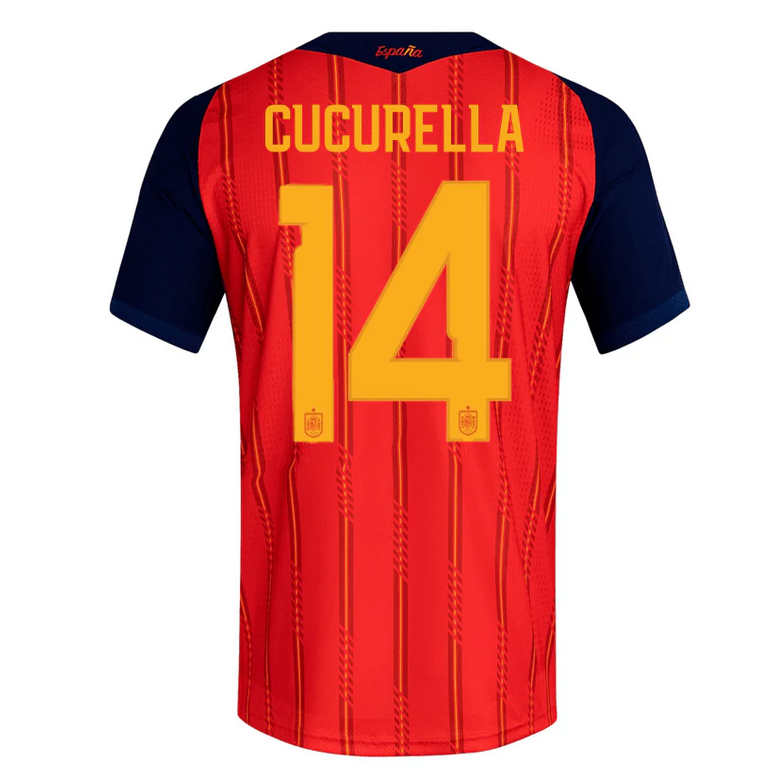 Spanien Hemma VM 2026 Herr – Marc Cucurella #14 matchtröja