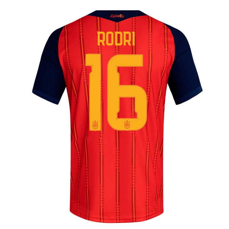 Spanien Hemma VM 2026 Herr – Rodri #16 matchtröja