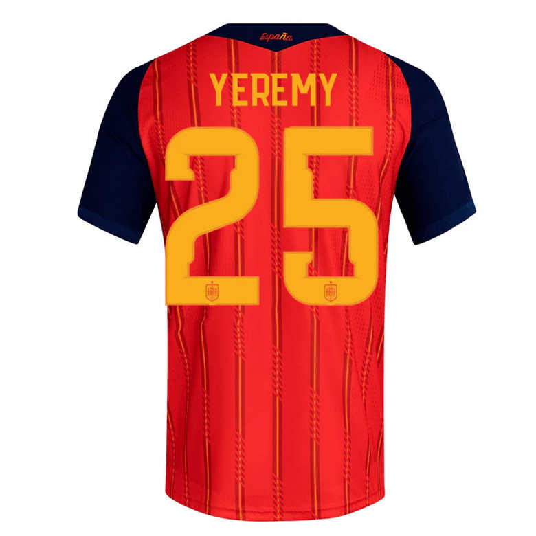 Spanien Hemma VM 2026 Herr – Yeremy Pino #25 matchtröja