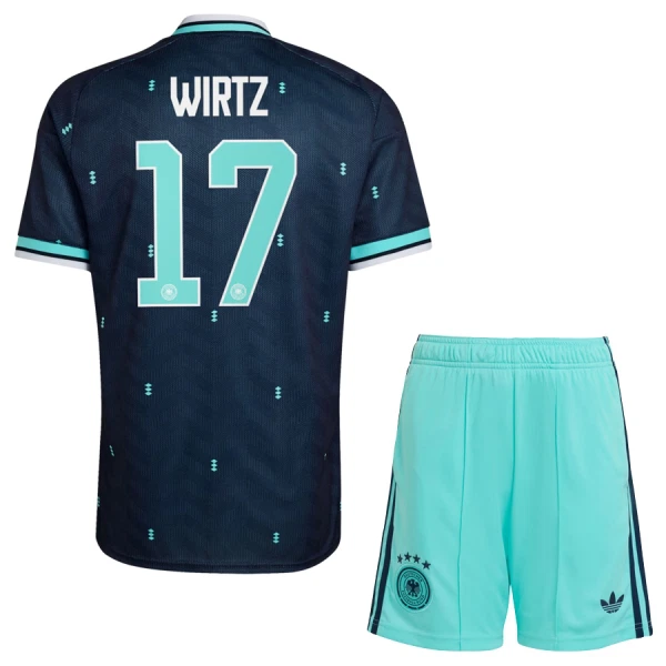 Tyskland Bortatröja VM 2026 Barn – Florian Wirtz #17 matchtröja