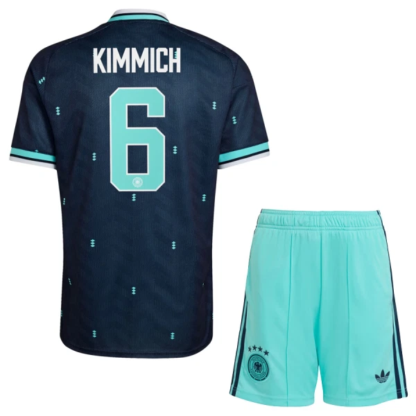 Tyskland Bortatröja VM 2026 Barn – Joshua Kimmich #6 matchtröja