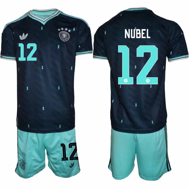 Tyskland Bortatröja VM 2026 Herr – Alexander Nübel #12 Fotbollsset