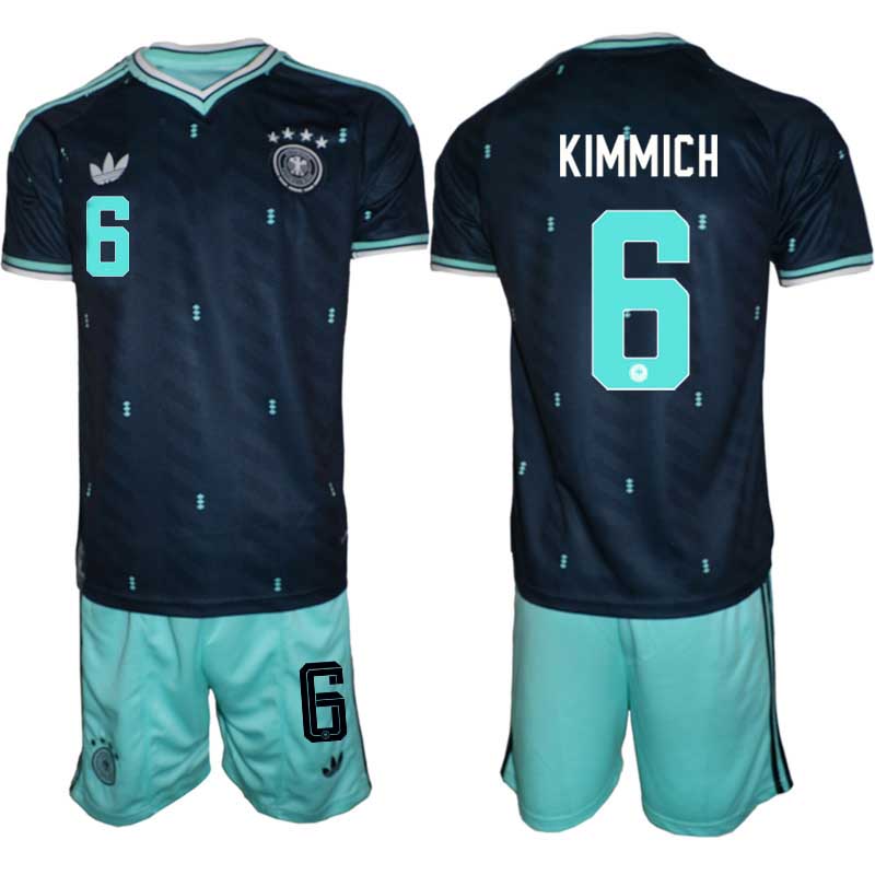 Tyskland Bortatröja VM 2026 Herr – Joshua Kimmich #6 Fotbollsset