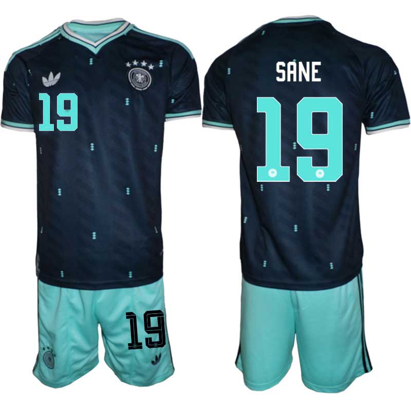 Tyskland Bortatröja VM 2026 Herr – Leroy Sané #19 Fotbollsset